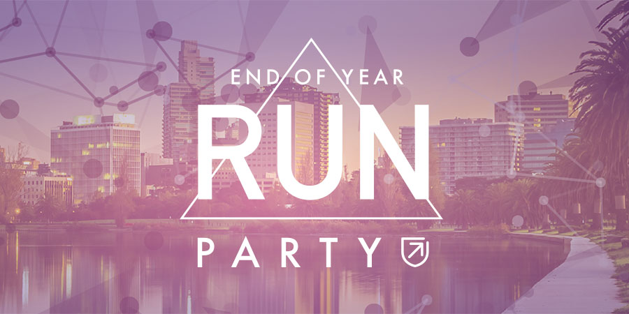 End Of Year Run Party In Melbourne, Victoria