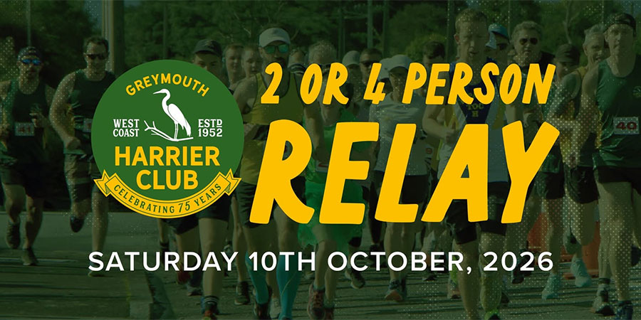 Greymouth Harriers 2 or 4 Person Relay