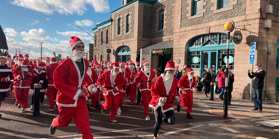 Jersey Hospice Care Santa Dash Jersey Hospice Care Santa Dash