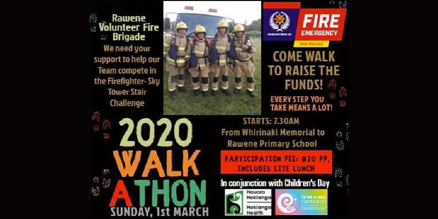 Rawene Volunteer Fire Brigade Walkathon
