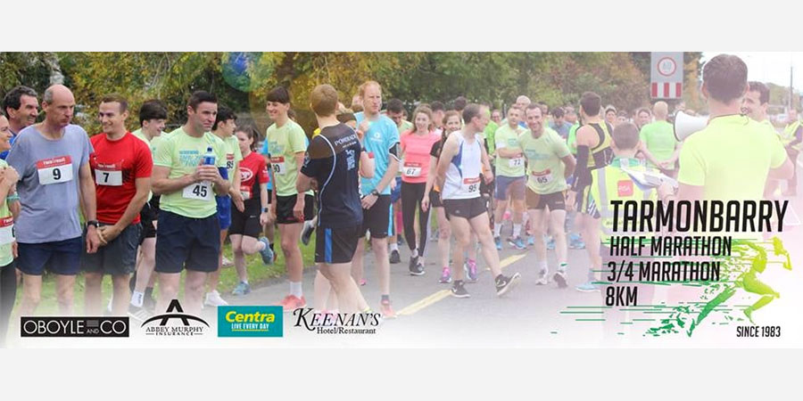 Tarmonbarry 3/4 Marathon, Half Marathon & 8K