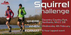 Squirrel Challenge: 6 Hour Running Race